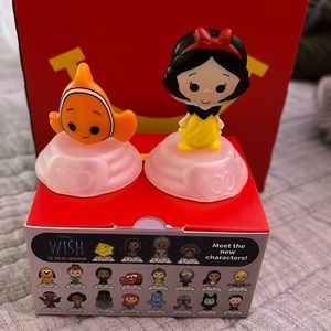 2023 Disney 100 McDonald's Happy Meal Toy Set Snow White & Nemo NEW IN BOX